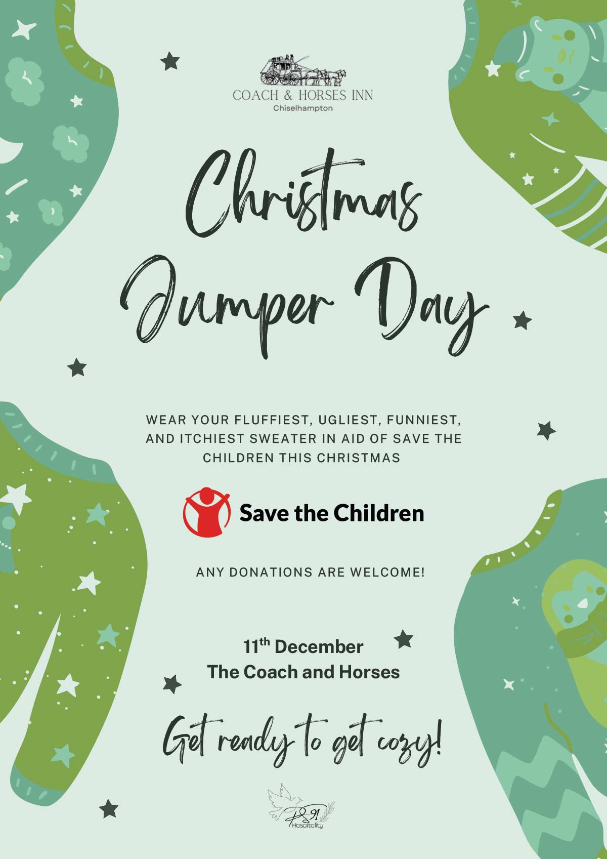 The Coach Christmas Jumper